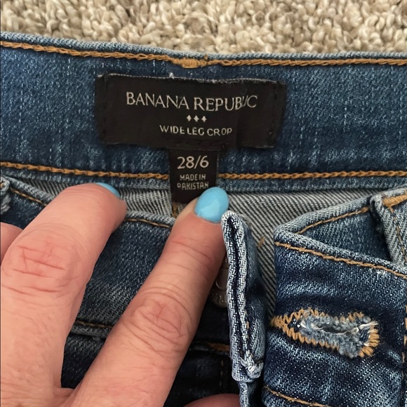 Banana Republic High-rise Wide Leg Crop Jean - Picture 2 of 6